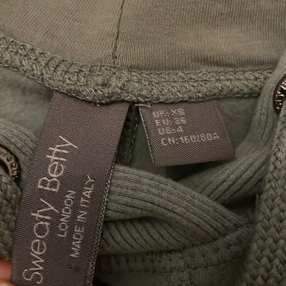 Sweaty Betty Oversized Fleece Hoodie Small In Mist Blue New Retails $158 Soft - Picture 5 of 6